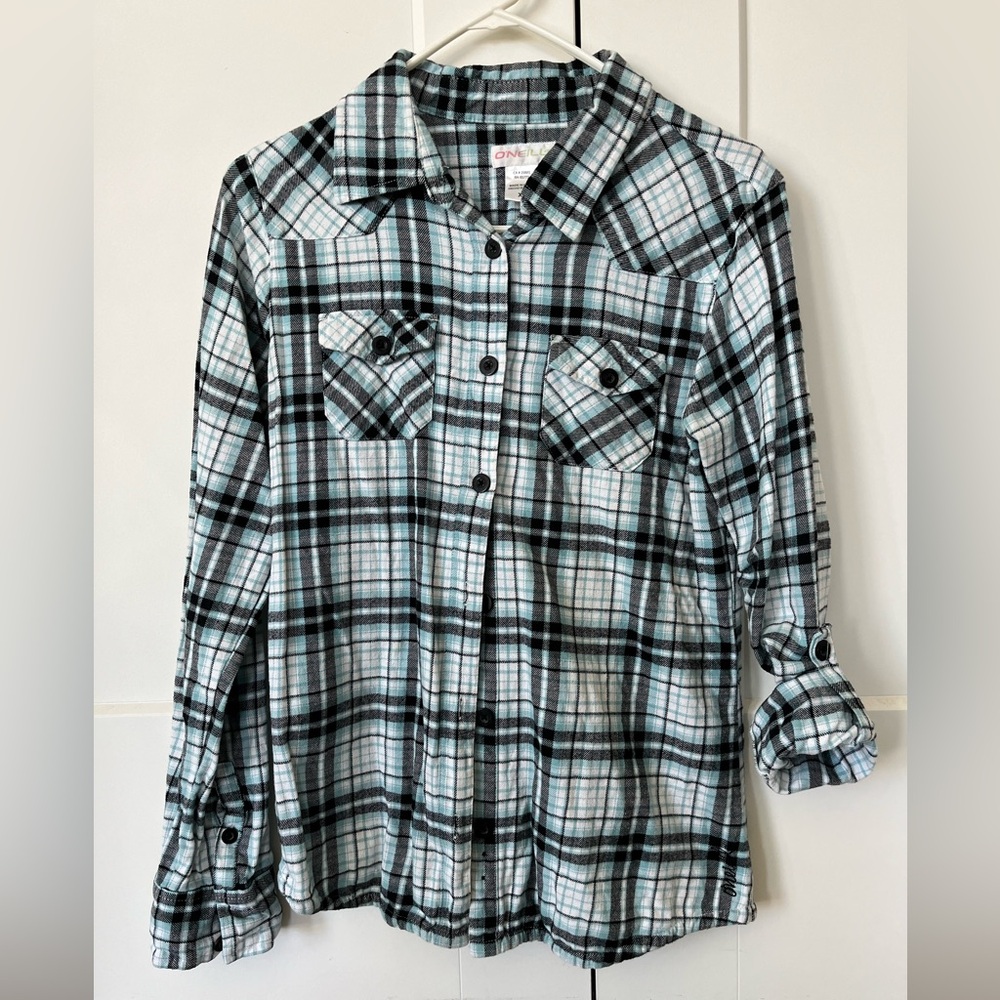 O’Neill Retro Button Up Flannel - XL Juniors